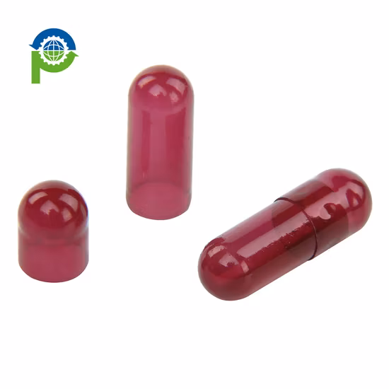 Halal/Size00/Vegetable/HPMC/Pullulan/Gelatina/Capsule pulite