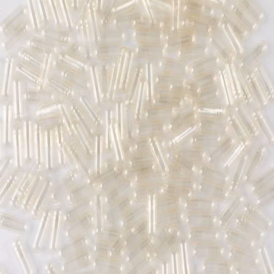 Involucro vuoto di capsula vegetale HPMC con certificazione Halal e Kosher